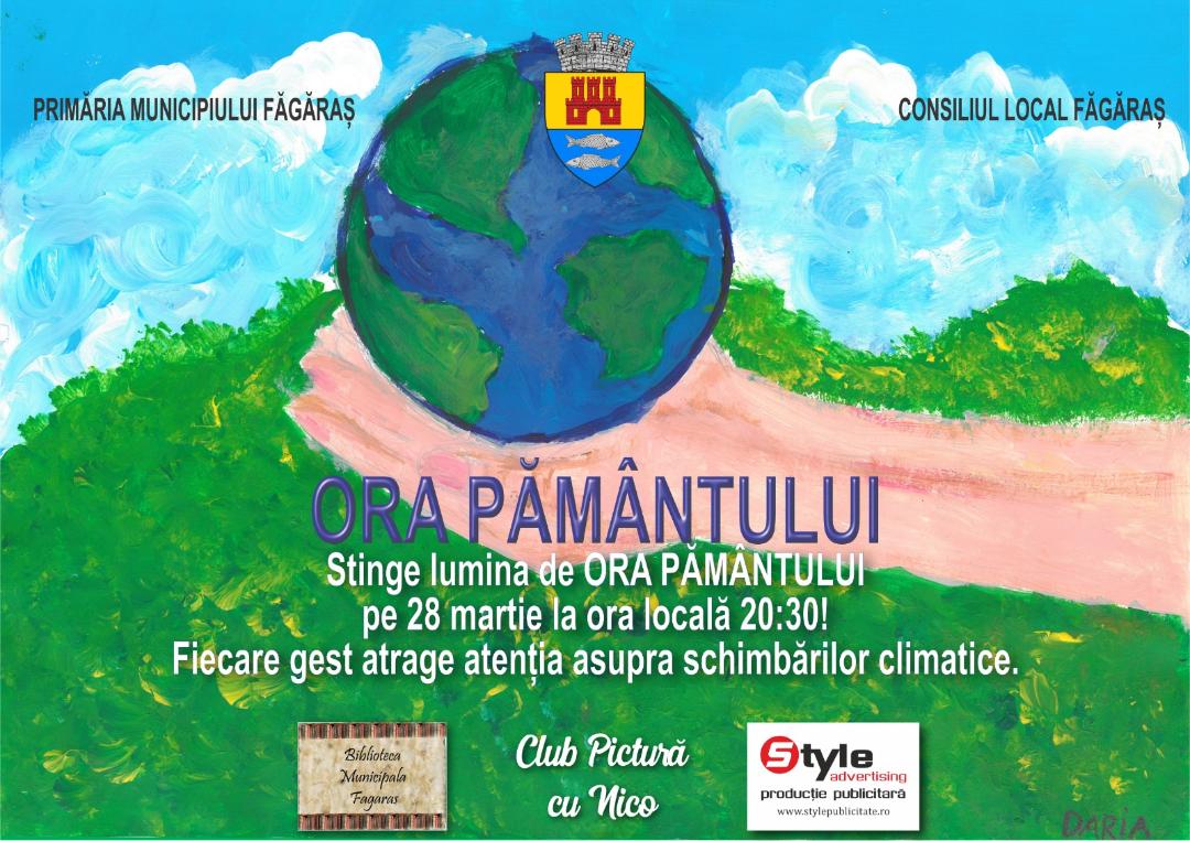 Comunicat de presă  referitor la Ora Pământului, marcata anual  la Fagaras